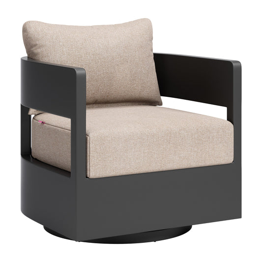 Foret Swivel Chair Black