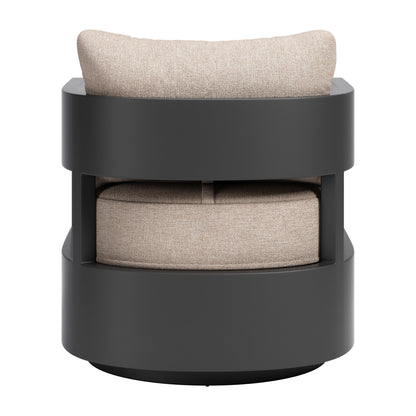 Foret Swivel Chair Black