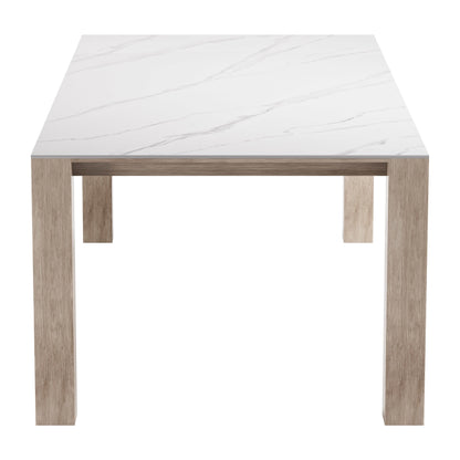 Leilani Rectangular Dining Table White