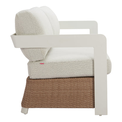 Gelo Sofa White & Brown