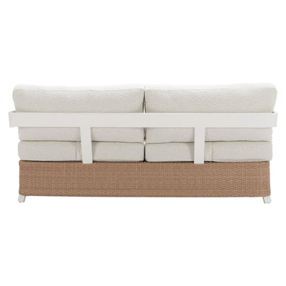 Gelo Sofa White & Brown