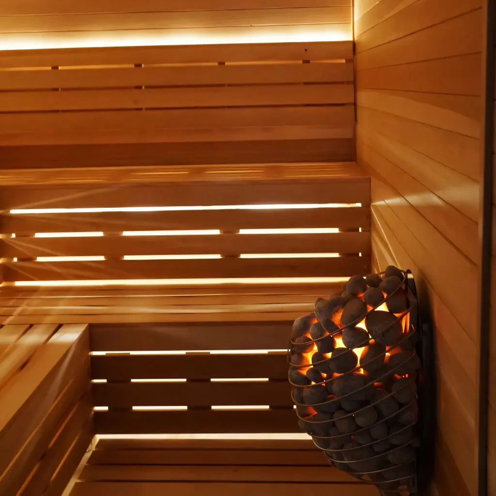 Carbon Smart Saunas - 7' x 9' x 8' - by Finnish Sauna Builders
