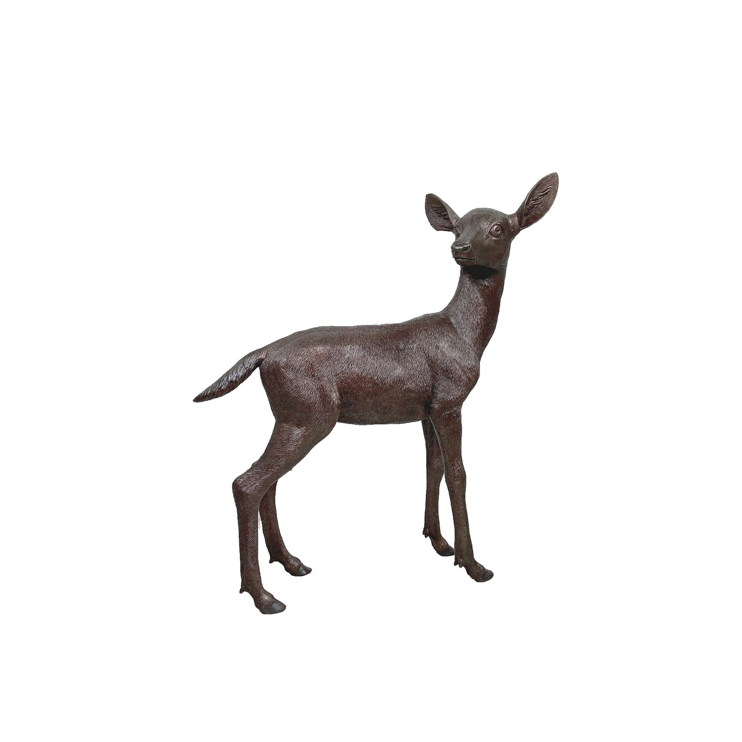 Fawn Bronze Statue - Alice