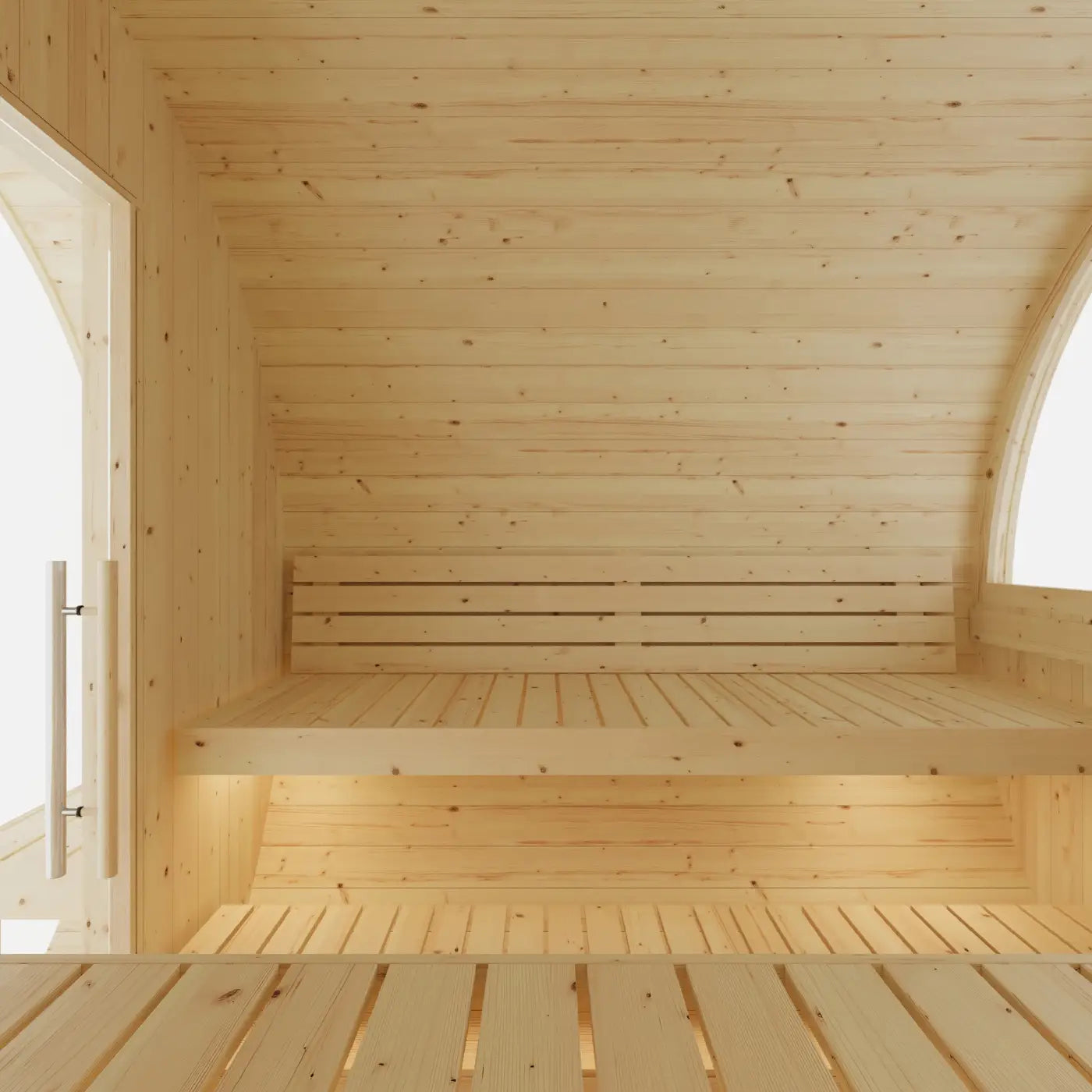 Tampere Finnish Barrel Sauna with WiFi Heater - Finnish Sauna Builders