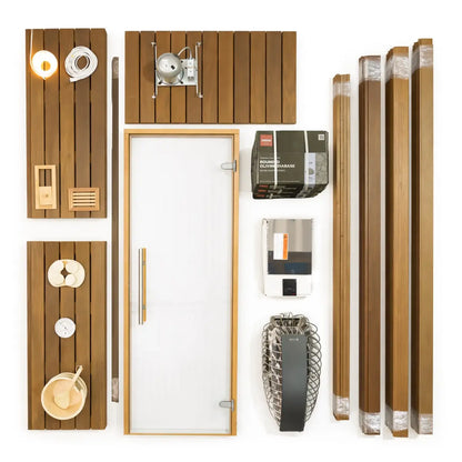 Carbon Smart Saunas - 7' x 9' x 8' - by Finnish Sauna Builders