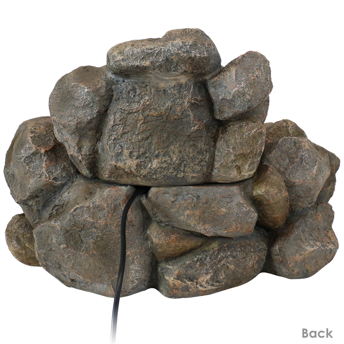 Sunnydaze Rocky Ravine Outdoor Water Fountain - 18" H