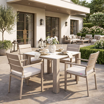 Leilani Square Dining Table (42") White