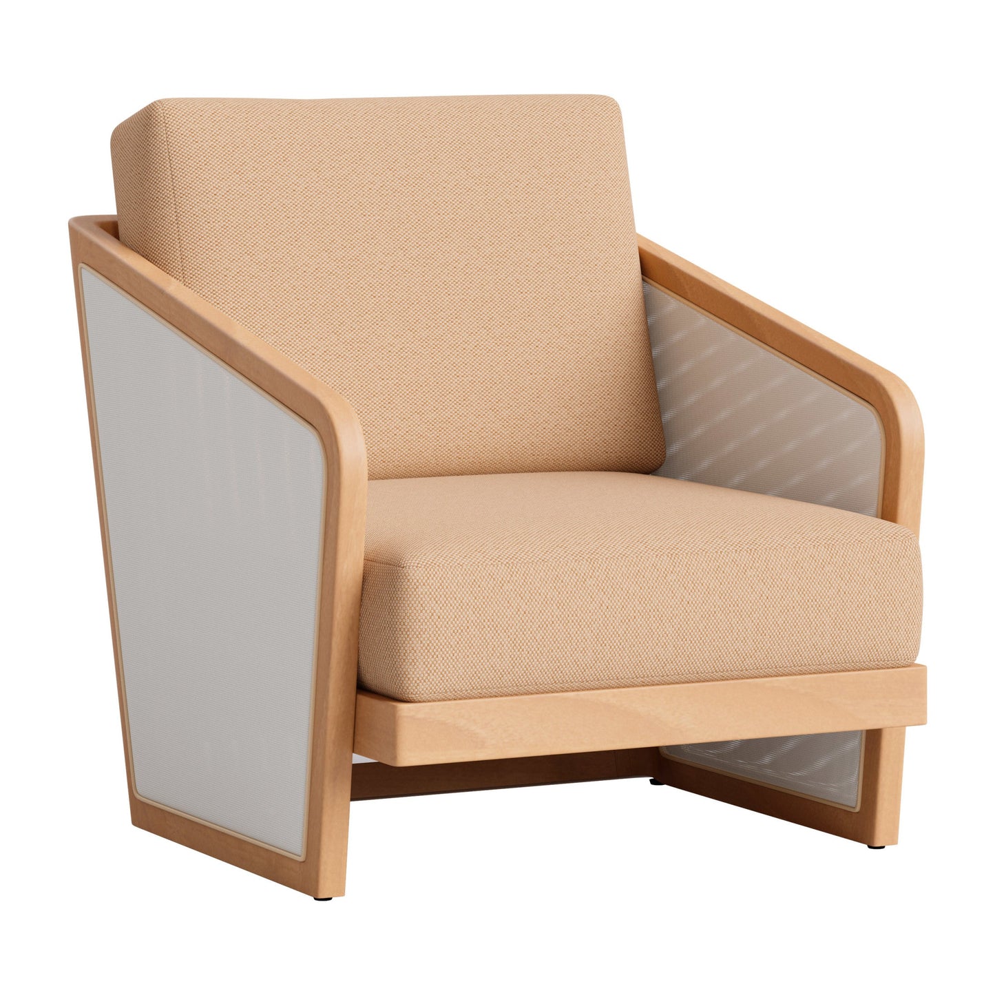 Sakina Lounge Chair Brown