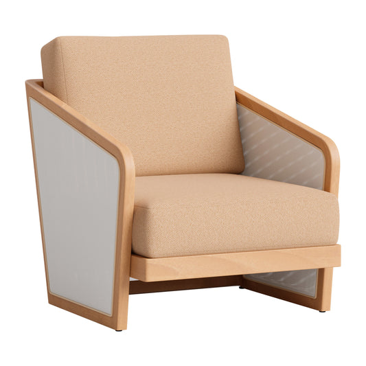 Sakina Lounge Chair Brown