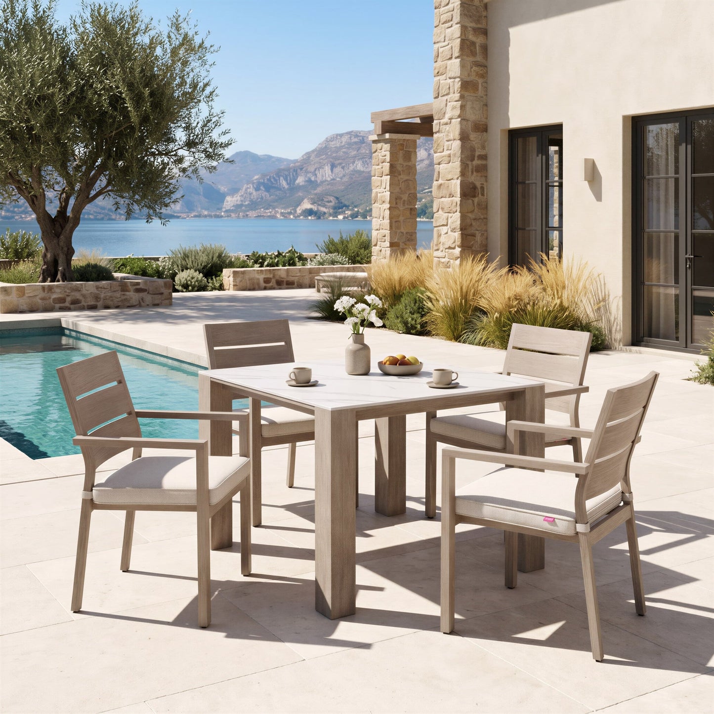 Leilani Square Dining Table (42") White