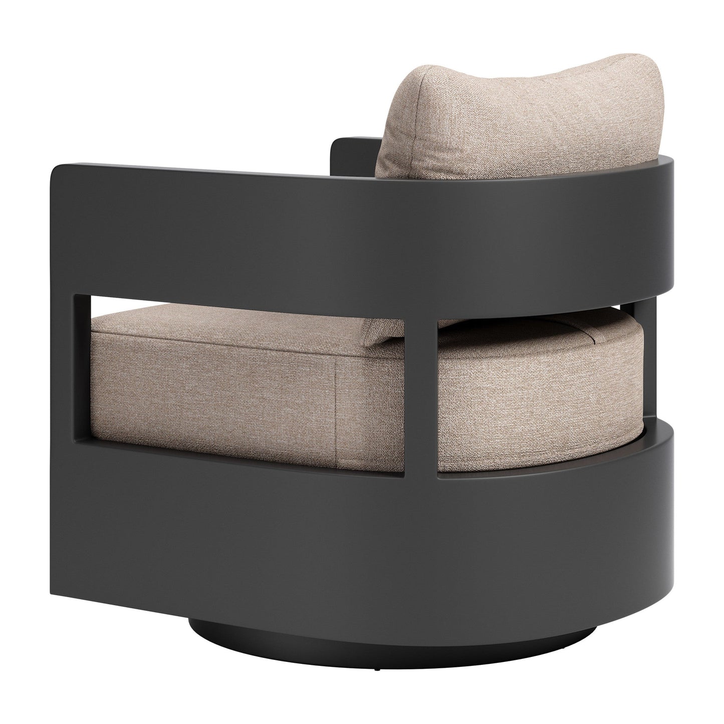 Foret Swivel Chair Black