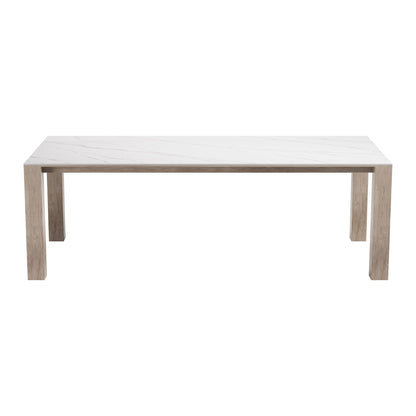 Leilani Rectangular Dining Table White