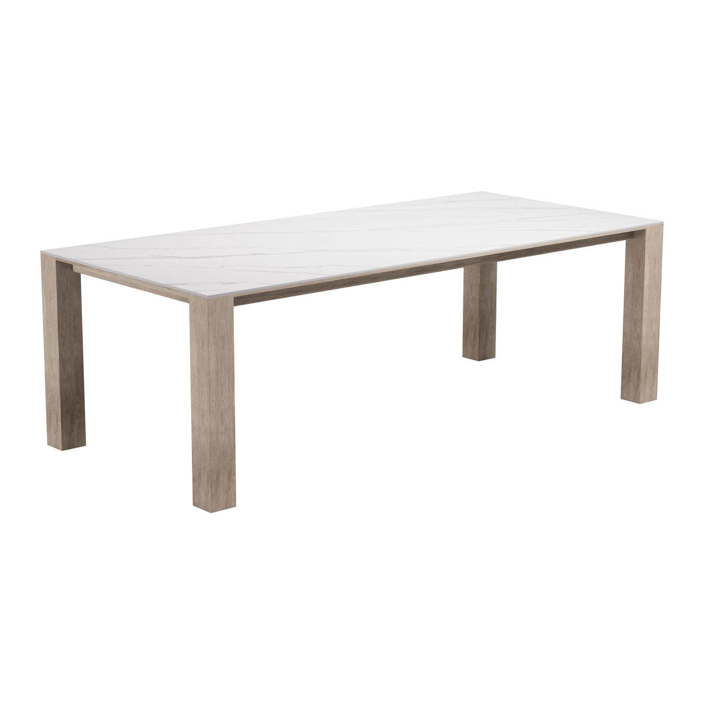 Leilani Rectangular Dining Table White