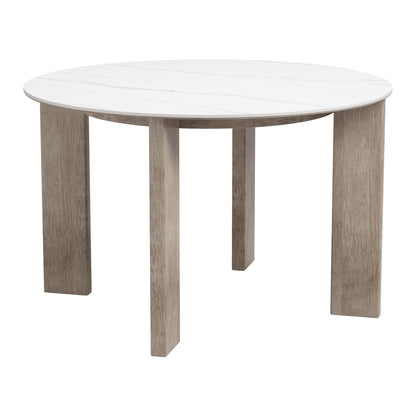 Oceanveil Round Dining Table White