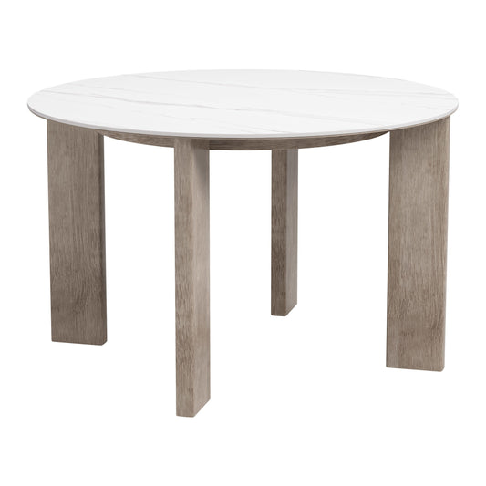 Oceanveil Round Dining Table White