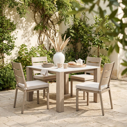Leilani Square Dining Table (48") White