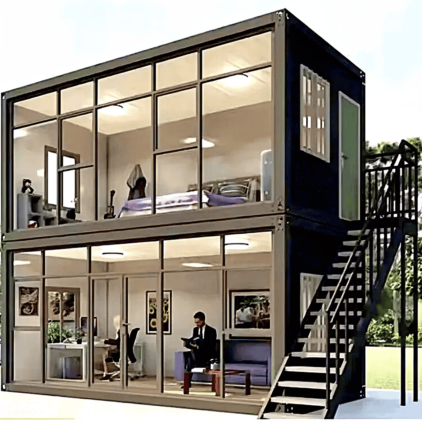 Tiny Home 2 Story Shipping Included Luxury Model